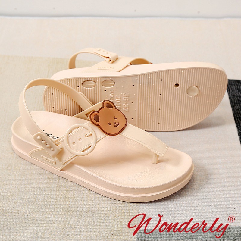 Sandal Wanita Tali Jelly Sendal Wanita Karet Tali Wonderly Sendal Tali Wanita | 2025-1