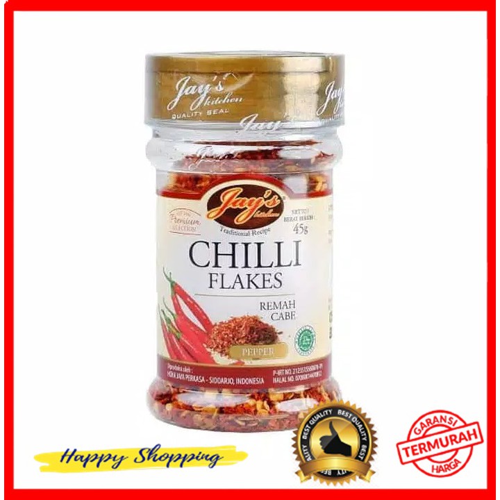 

Jay's chili flakes/Remah Cabe 45gr