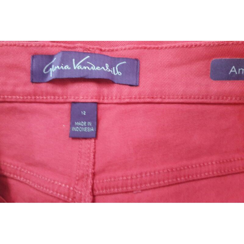 Celana Jeans 7/8 &amp; Celana Panjang Gloria Vanderbilt Original Branded Cuci Gudang