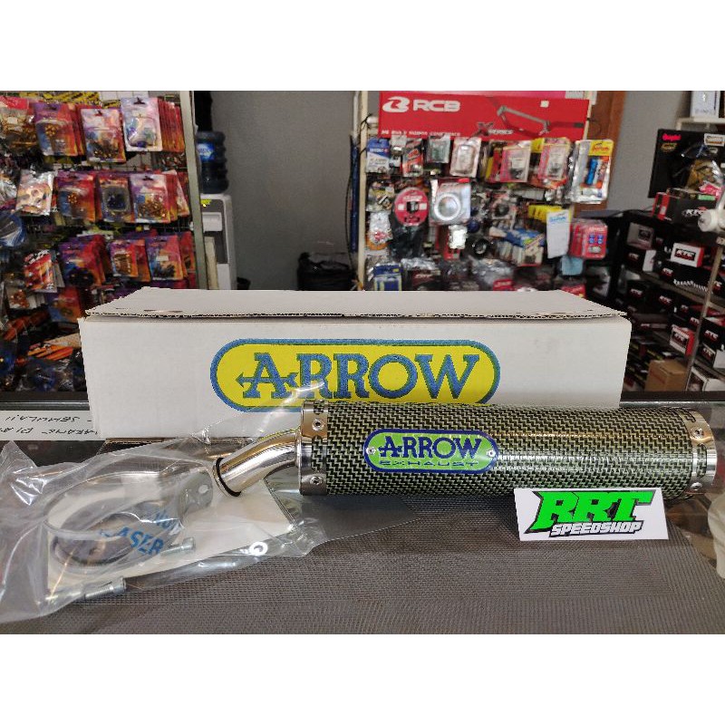 TERLENGKAP SILINCER CARBON TYTANIUM ARROW LMN DBS HBY TZM 2 TAK NINJA R RR RX KING SATRIA R 125Z ORIGINAL