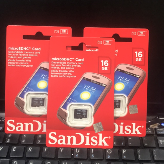 Sandisk 16gb Micro SD Class 4 Resmi Datascrip