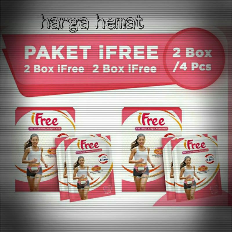 iFree Caplang paket 2box atau 4pcs - pad terapi untuk nyeri haid