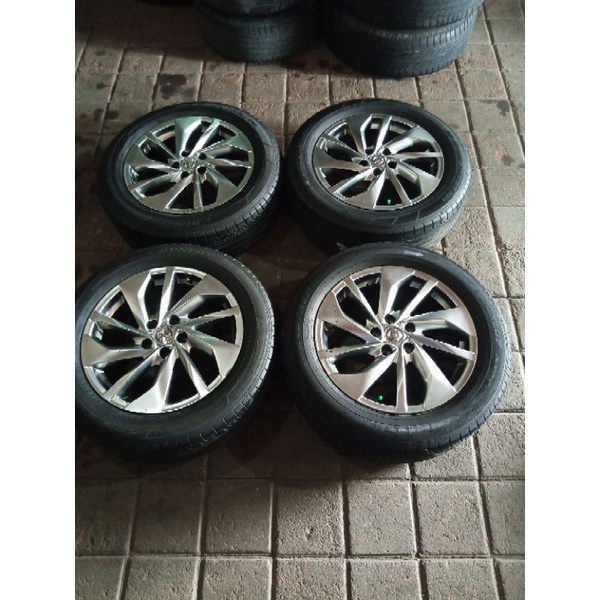 VELG BEKAS ORIGINAL COPOTAN MOBIL NISSAN X-TRAIL RING 18 PLUS BAN 225/60 R18