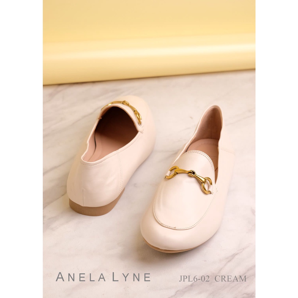 ANELA LYNE SEPATU LOAFERS LEATHER  BAYLEY PL6-02 ORIGINAL