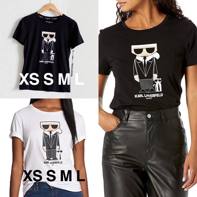 BAJU BRANDED WANITA ORIGINAL - KARL LAGERFELD Tshirt / Tee / Kaos