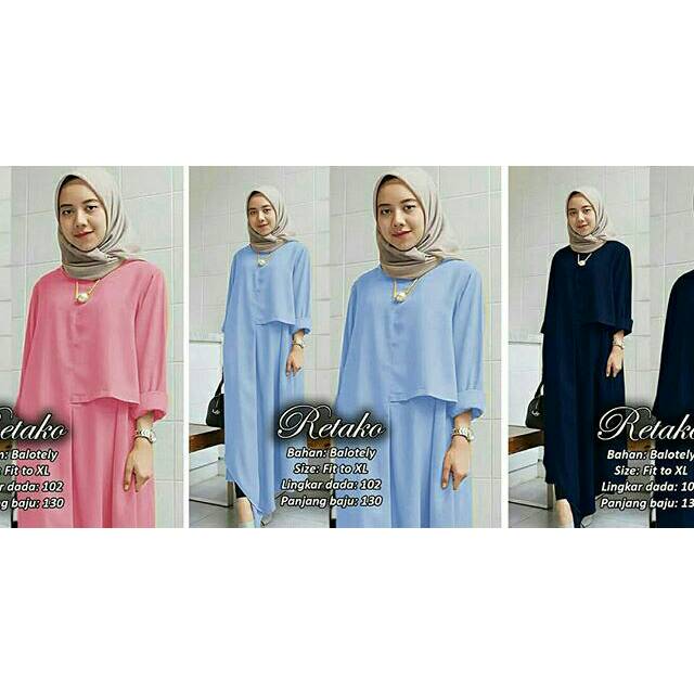 Retako Gamis 3warna