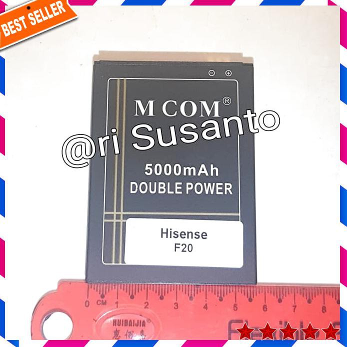 ACC HP BATERAI MCOM SMARTFREN HISENSE F20 4G DOUBLE POWER 5000MAH