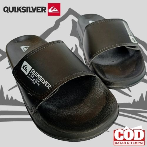 sandal slop pria wanita / sandal casual pria quicksilver / sandal unisex / sandal slop import terbar
