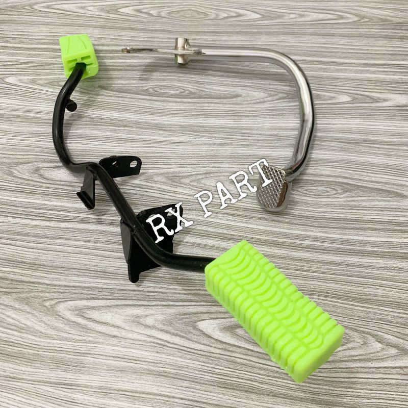 Besi barstep rx king + Step depan karet + Pedal rem rx king 1997 - 2008