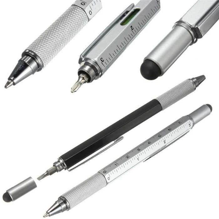 

HI77 Pulpen Pen Ultimate 7 in 1 EDC Penggaris Stylus Obeng Mekanik