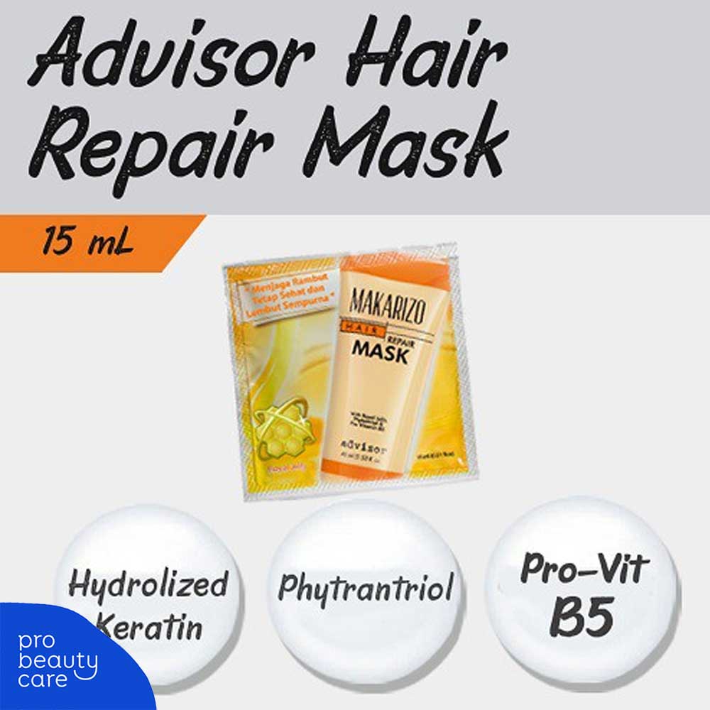 Makarizo - Advisor Hair Repair Mask (15 ml) - Masker Rambut