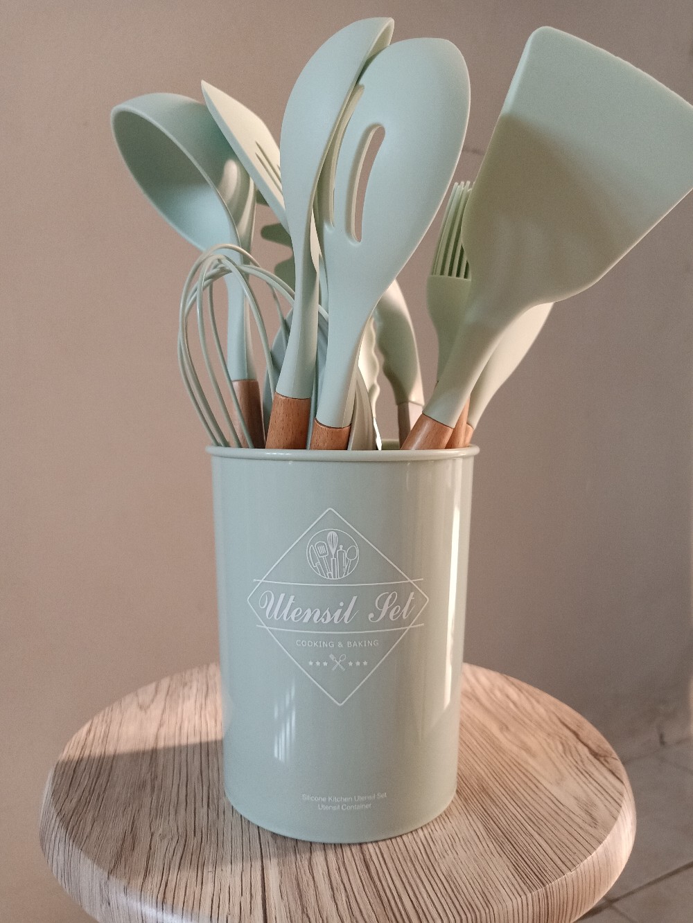 Sutil Sendok Masak Bahan Silicone Set 13pcs/set Ready Stock