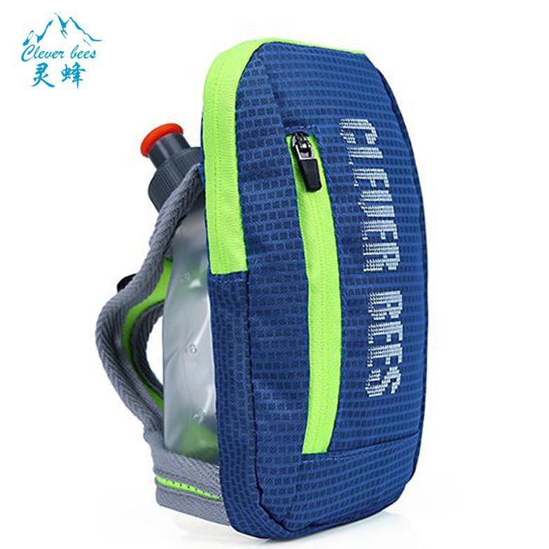 Tas Holder Botol Minum Portable CLEVER BEES Olahraga Running Armbag Outdoor