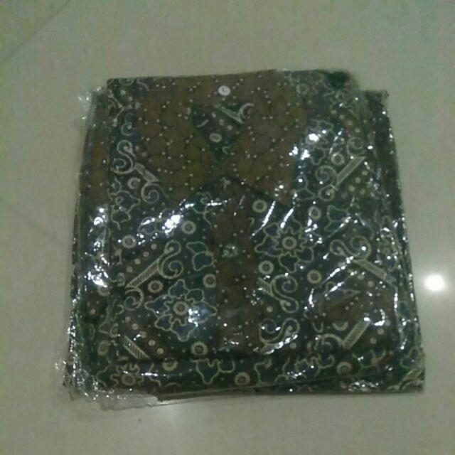 Batik Keluarga - Batik Couple Keluarga Muslim Motif Batik Mataram Ayah Ibu Anak Cowok Anak Cewek