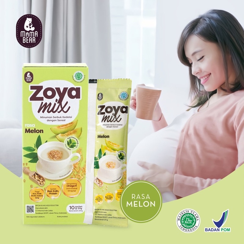 Castle - Mamabear Zoya Mix - Pelancar Asi Mama Bear - Asi Booster Sari Kacang Kedelai Daun Katuk