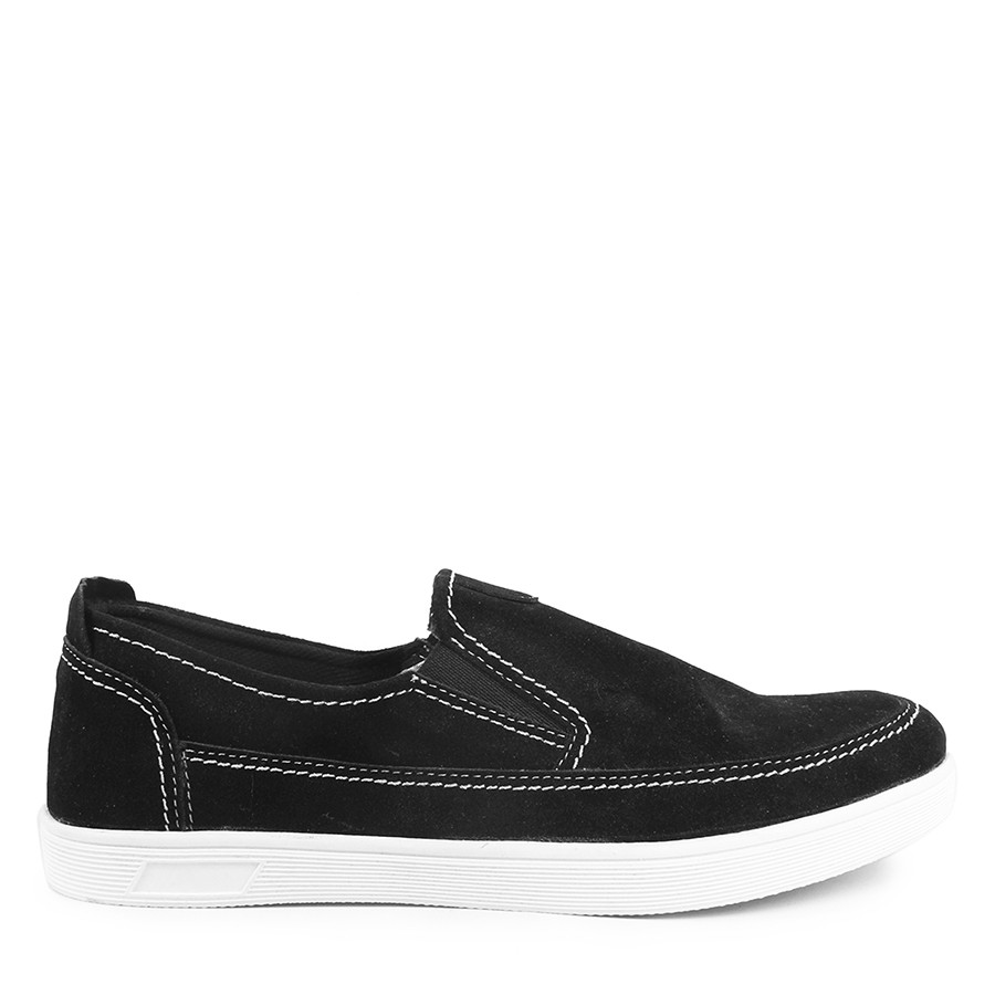 MS SHOP - Sepatu Selop Pria Walkers Ruki Suede Kasual Slipon Keren Terbaru Santai Cowok Kerja Kuliah