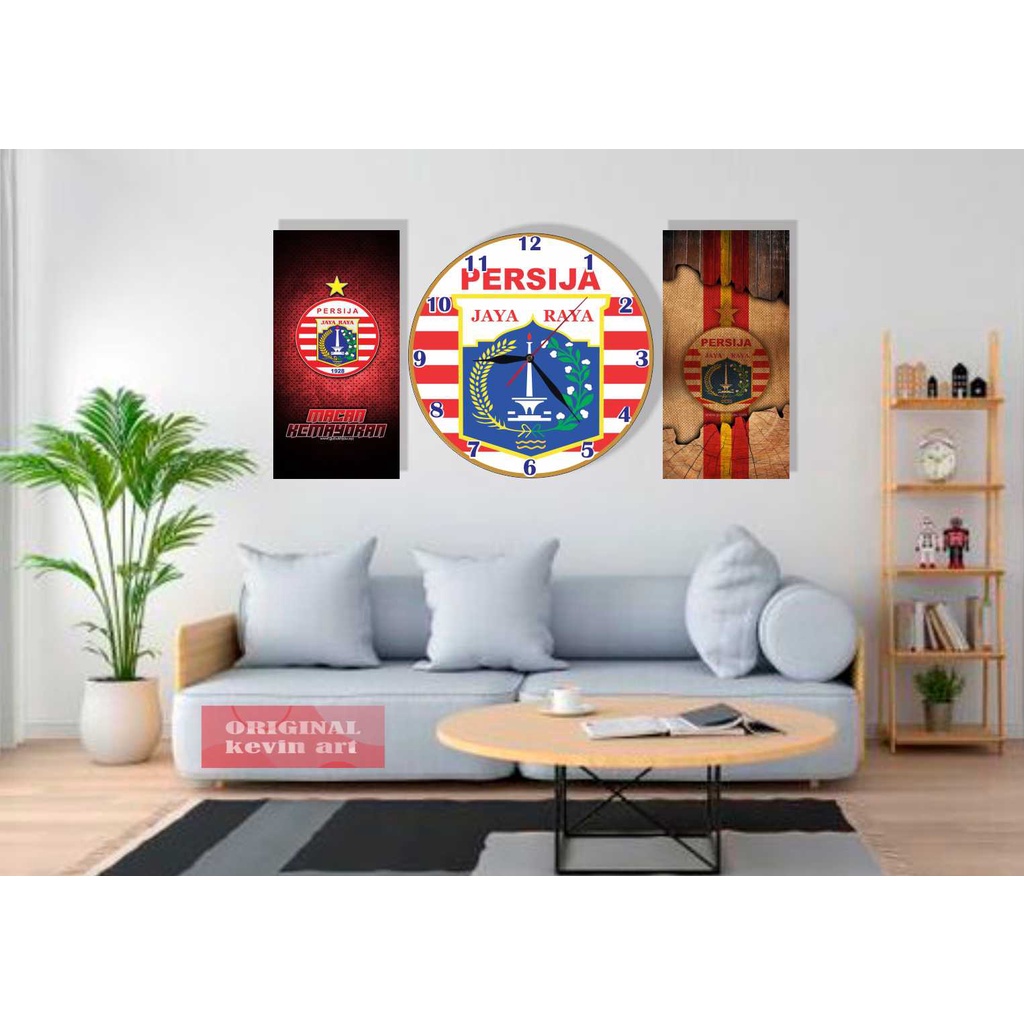 JAM DINDING UNIK LOGO PERSIJA 1 SET MINIMALIS KARAKTER CUSTOM ARTISTIK MODERN MEWAH AESTEHTIC DEKORASI DINDING HIASAN DINDING KOLEKSI SERBA THE JACK MURAH BISA COD KARAKTER POSTER DINDING KAYU UKURAN JUMBO 3d MODERN KLASIK BESAR TEMPEL TEMBOK