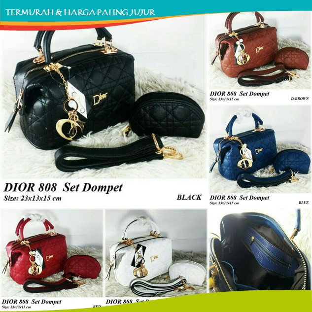 Tas Dior 303 FREE DOMPET / Tas Wanita / Tas Import / Tas Branded / Tas Terbaru / Tas Murah