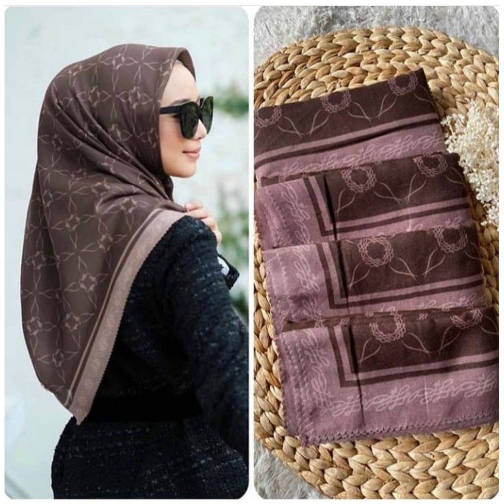 HIJAB DENAY KW/PROMO HIJAB DENAY KW/Denay kw/hijab segiempat/hijab voal