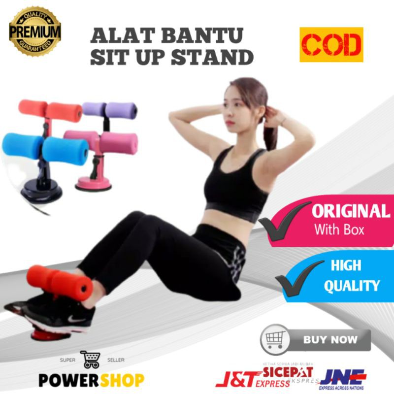 ALAT OLAHRAGA PENGECIL PERUT SIT UP STAND ALAT OLAHRAGA RUMAHAN  ALAT GYM FITNESS OLAHRAGA OTOT RC01