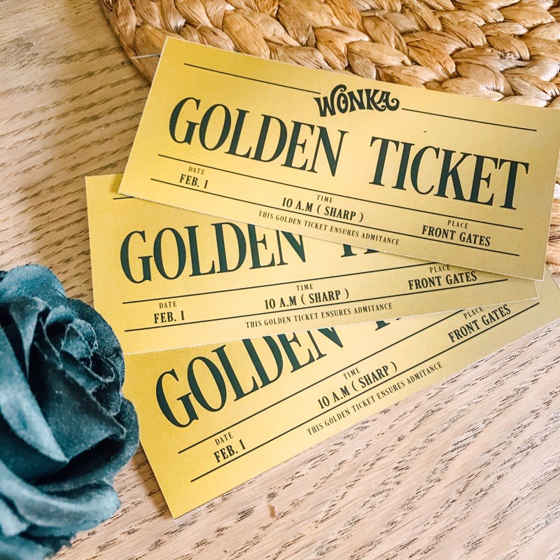 

Big Bookmark - Golden Ticket Wonka’s