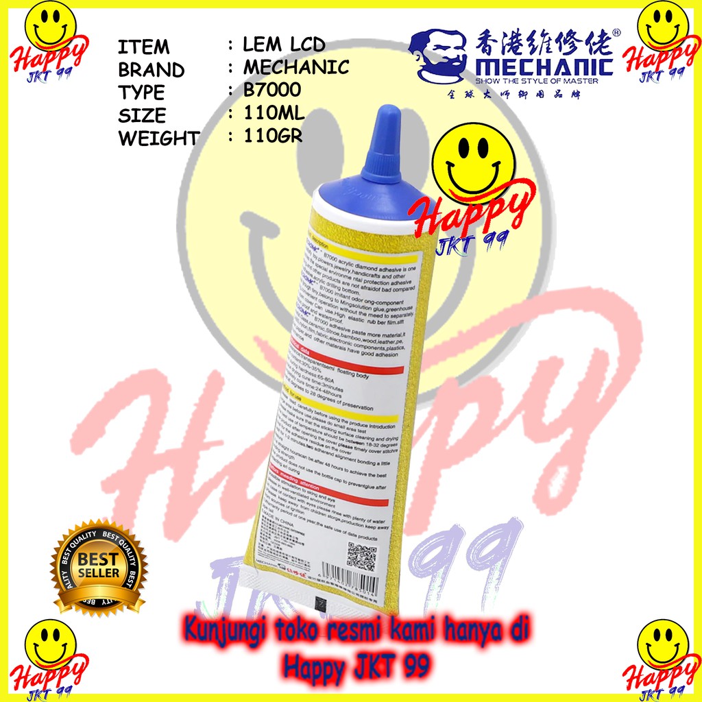 [ HAPPY JKT 99 ] LEM LCD TOUCHSCREEN MECHANIC B7000 B 7000 110ML 110 ML