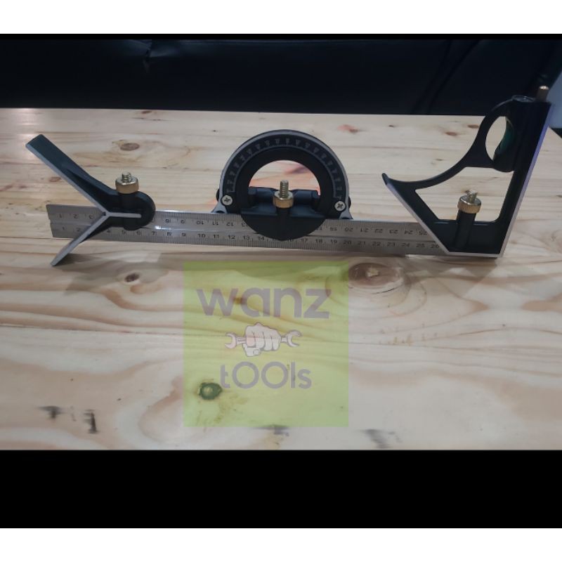 

Combination Square Ruler Siku Kombinasi Penggaris Waterpass New 7348