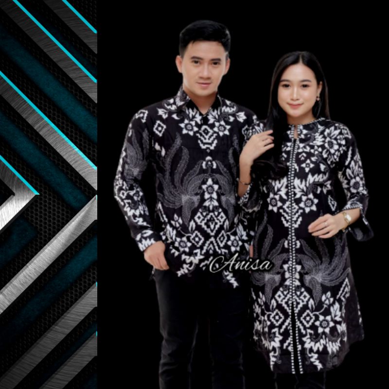 Bisa COD batik Couple | Batik Couple Modern | Baju Batik Couple | Tunik Batik Seragam Murah Kerja Kantor