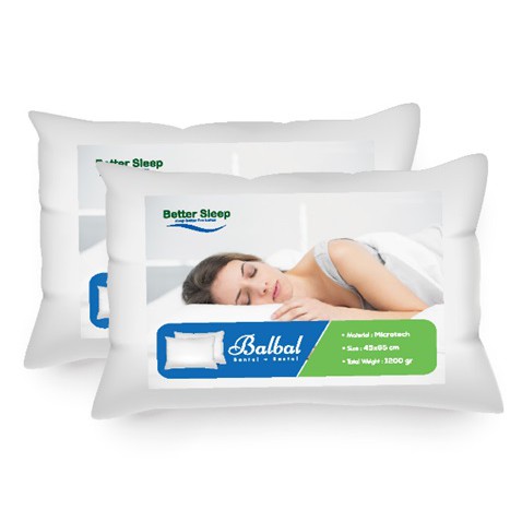 BETTER SLEEP BANTAL POLOS/ 00397878/ BANTAL POLOS 2PCS