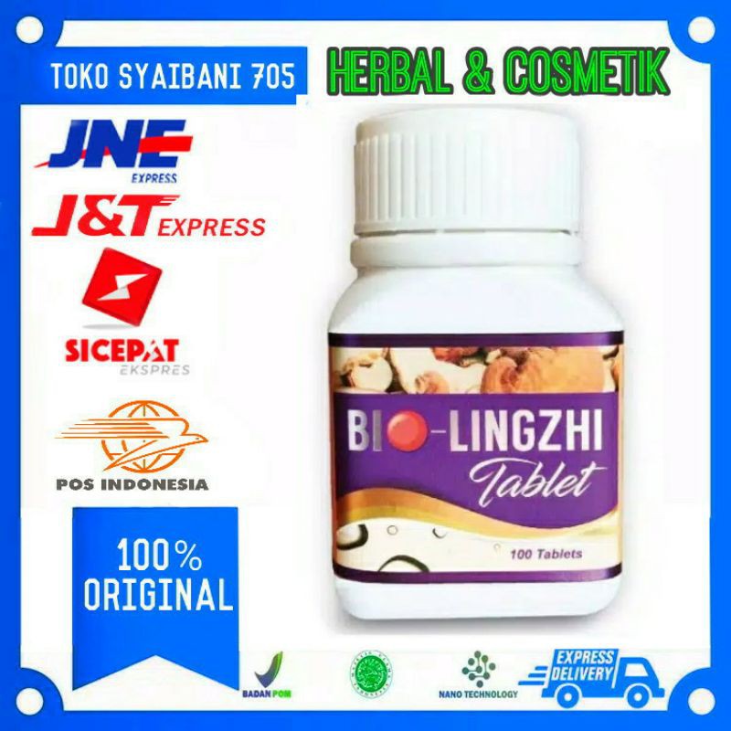 BIO LINGZHI ISI 60 TABLET ASLI 100% ORIGINAL SUPLEMEN KESEHATAN GINJAL DAN HATI