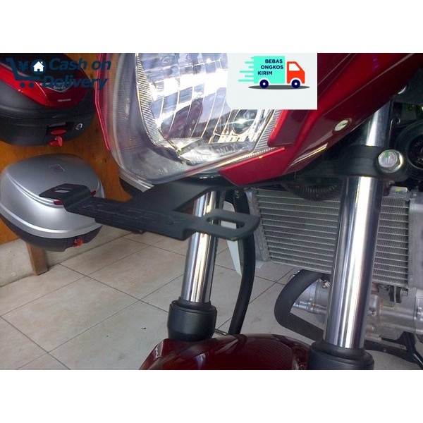 Bracket Dudukan Plat Nomor Depan New Vixion Dudukan Nopol NVA NVL