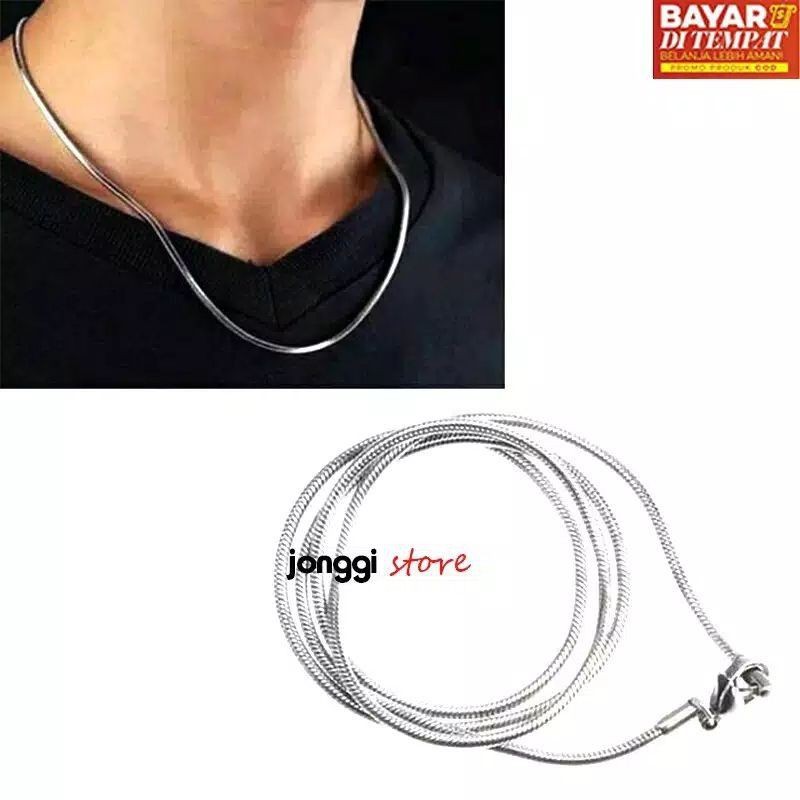 KALUNG TITANIUM / Kalung Titanium Terbaru / kalung Titanium Model Bulat
