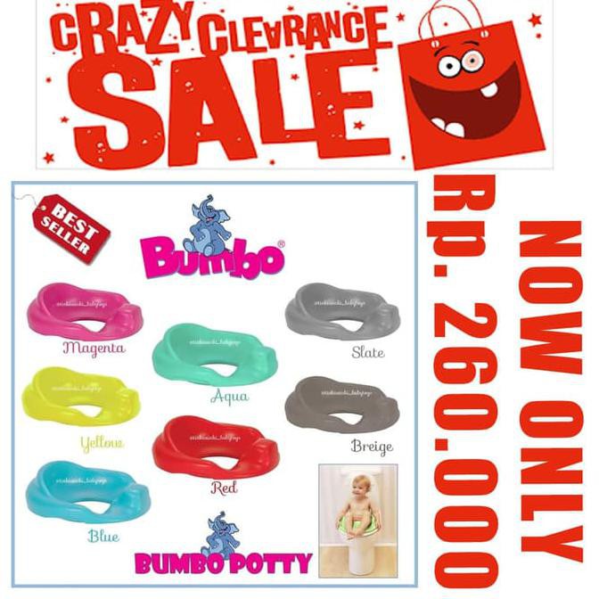 BUMBO potty toilet trainer anak - slate