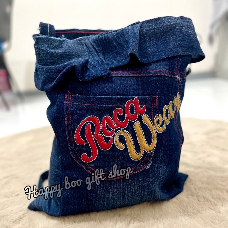 tas selempang jeans kocek strawberry high quality rok style tas selempang