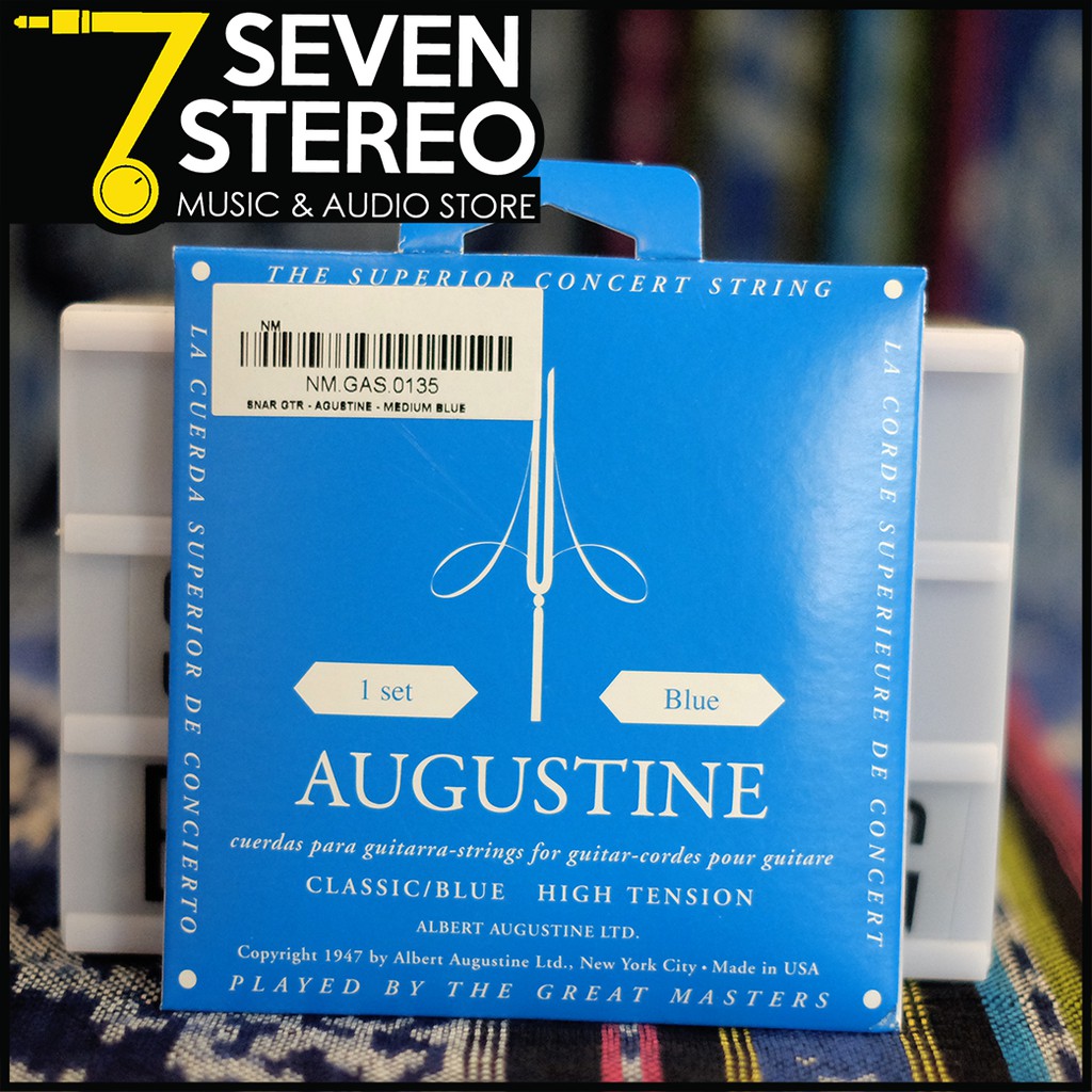 Albert Augustine Classic Blue String Set Hi Tension