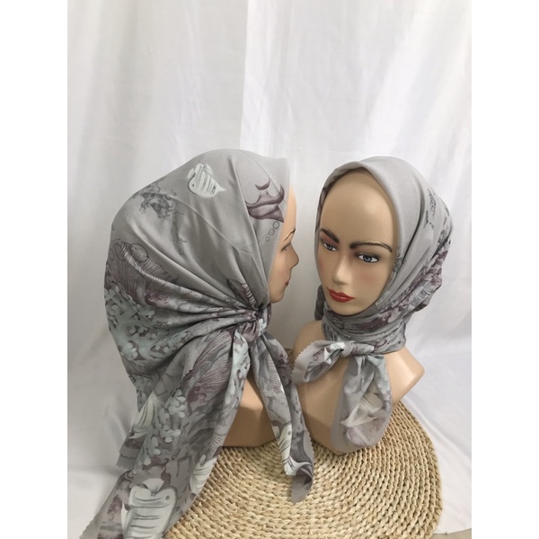 Jilbab Motif Voal segiempat-32