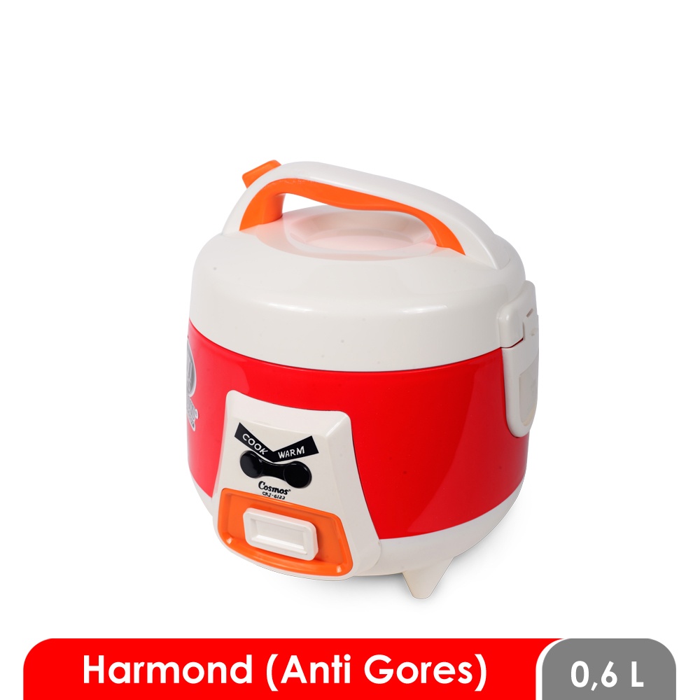 Rice Cooker Cosmos CRJ-6123 Harmond Anti Gores Magic Com Cosmos CRJ6123 - 0.6L Penanak Nasi