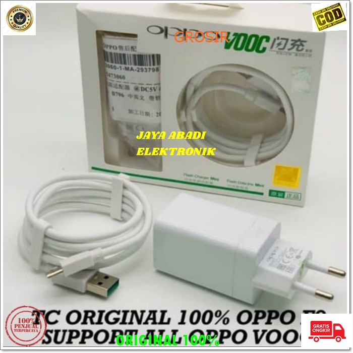 J90 ORIGINAL OPPO ADAPTOR SET MICRO USB 7 PIN TEBAL 4A VOOC FAST CHARGING TRAVEL ADAPTER QC QUICK FAST SPEED TRAVEL CHARGER FLASH CHARGE ADAPTIVE VOLT GADGET TC POWER QC BISA UNTUK SEGALA JENIS MERK HANDPHONE SOCKET MICRO USB OTOMATIS VOLT SESUAI GADGET N