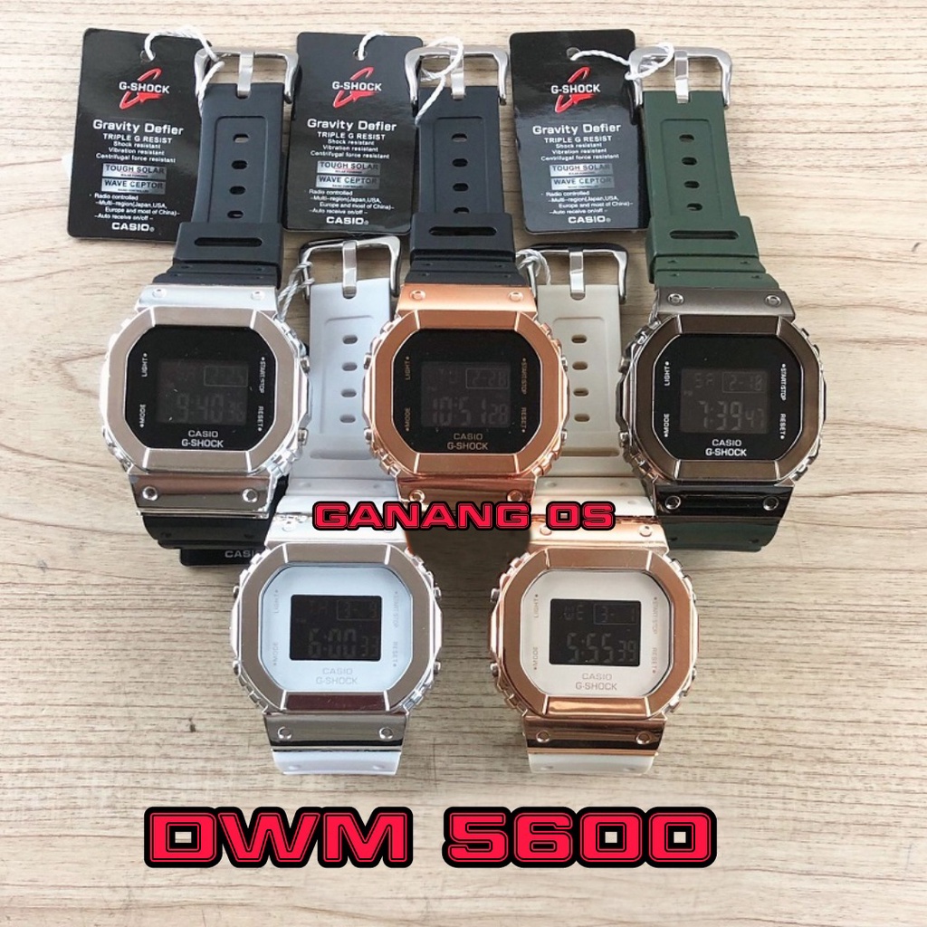 TERLENGKAP Jam tangan pria dan wanita casio gshock DW5600 digital led time