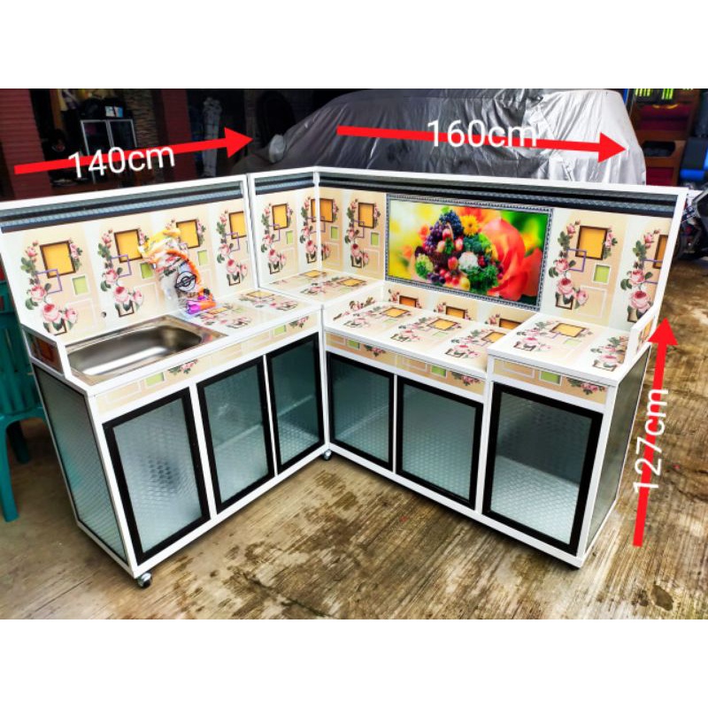 FREE ONGKIR KEBUMEN rak dapur wastafel dan tempat kompor