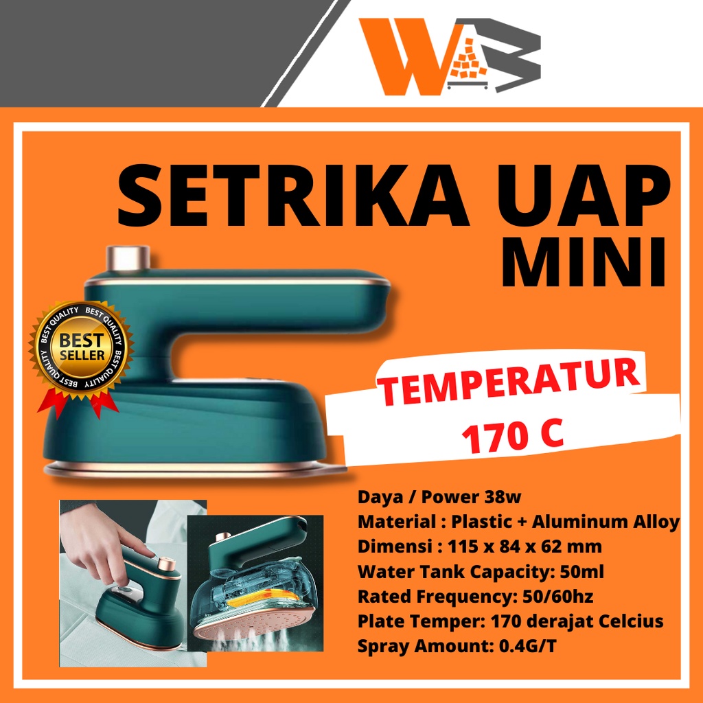 COD Setrika Uap Mini Steamer Ironing Handheld 50ml Mesin setrika uap besar setrika garmen setrika uap setrika datar / setrika pakaian