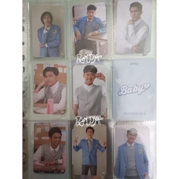 PHOTOCARD SET UN1TY BABY VERSI HOMEROOM (PC UN1TY BABY HOMEROOM)
