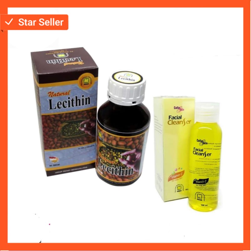 Paket Penghilang Flek Hitam Dan Jerawat Ampuh NASA Herbal - Collaskin Facial Cleanser Lecithin