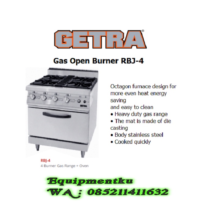 GETRA Gas Open Burner RBJ-4