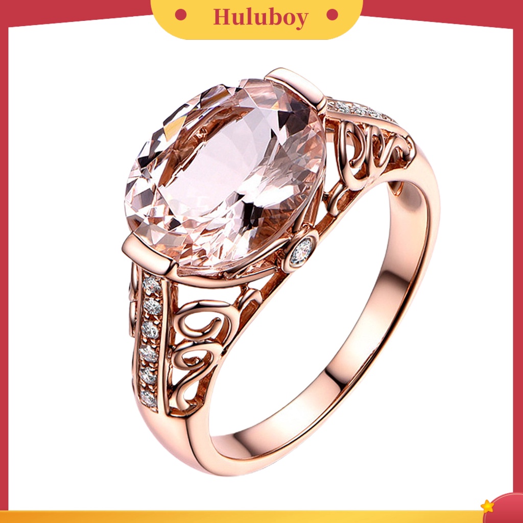 Hu Hu Hu Hu Hu Alat Bantu Pasang Kacamata♡ Cincin Wanita Model Hollow Out Tahan Lama Untuk Pernikahan