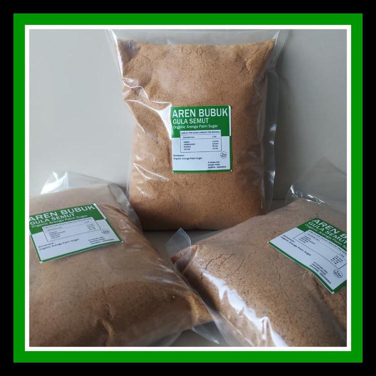 

1000Grm / 1 Kg Gula Aren Bubuk Organik Palm Sugar Gula Semut Organik Bermutu