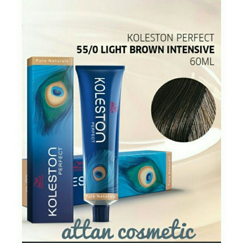WELLA HAIR COLOR KOLESTON PERFECT NO. 55/0 # LIGHT BROWN