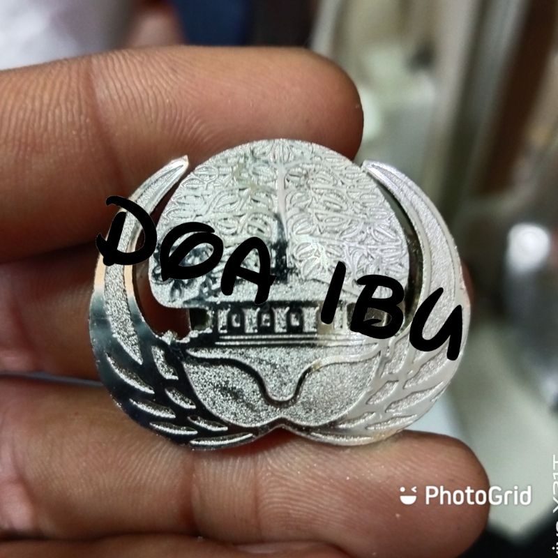 

best seller pin KORPRI SILVER eching-magnet ready stock