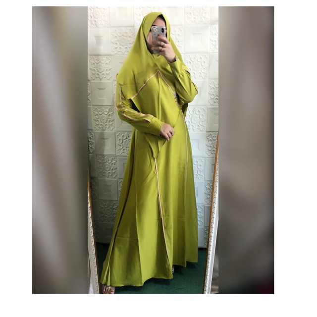 Set syar'i by JRH (hijau alpukat)