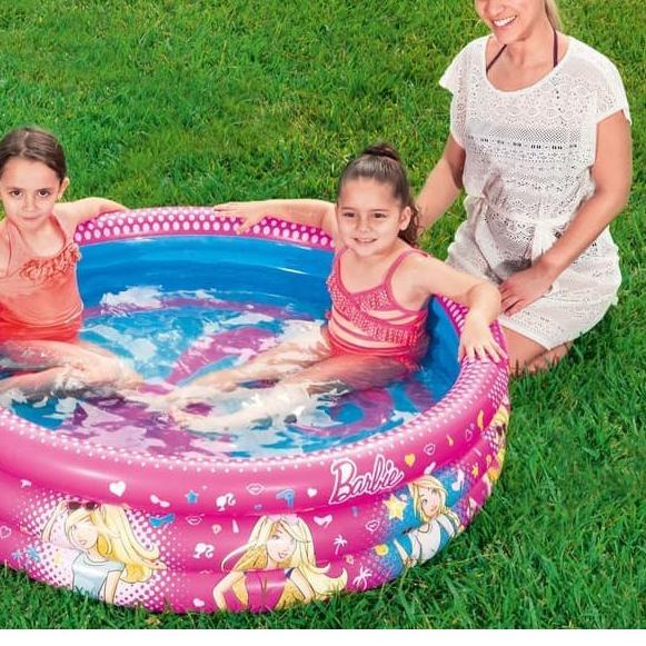 ♚ kolam renang anak kolam karet KOLAM RENANG ANAK BARBIE 3 RING - KOLAM RENANG BESTWAY Z4D5 ●
